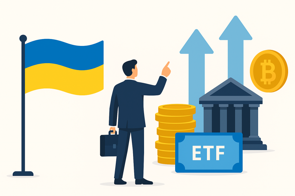Ілюстрація до статті про інвестування з України у 2025 році — покрокова інструкція для новачків