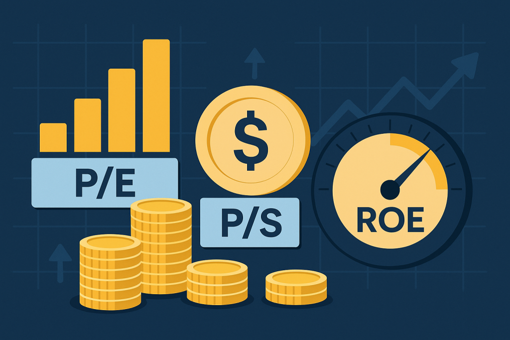 Базові фінансові коефіцієнти P/E, P/S та ROE простими словами