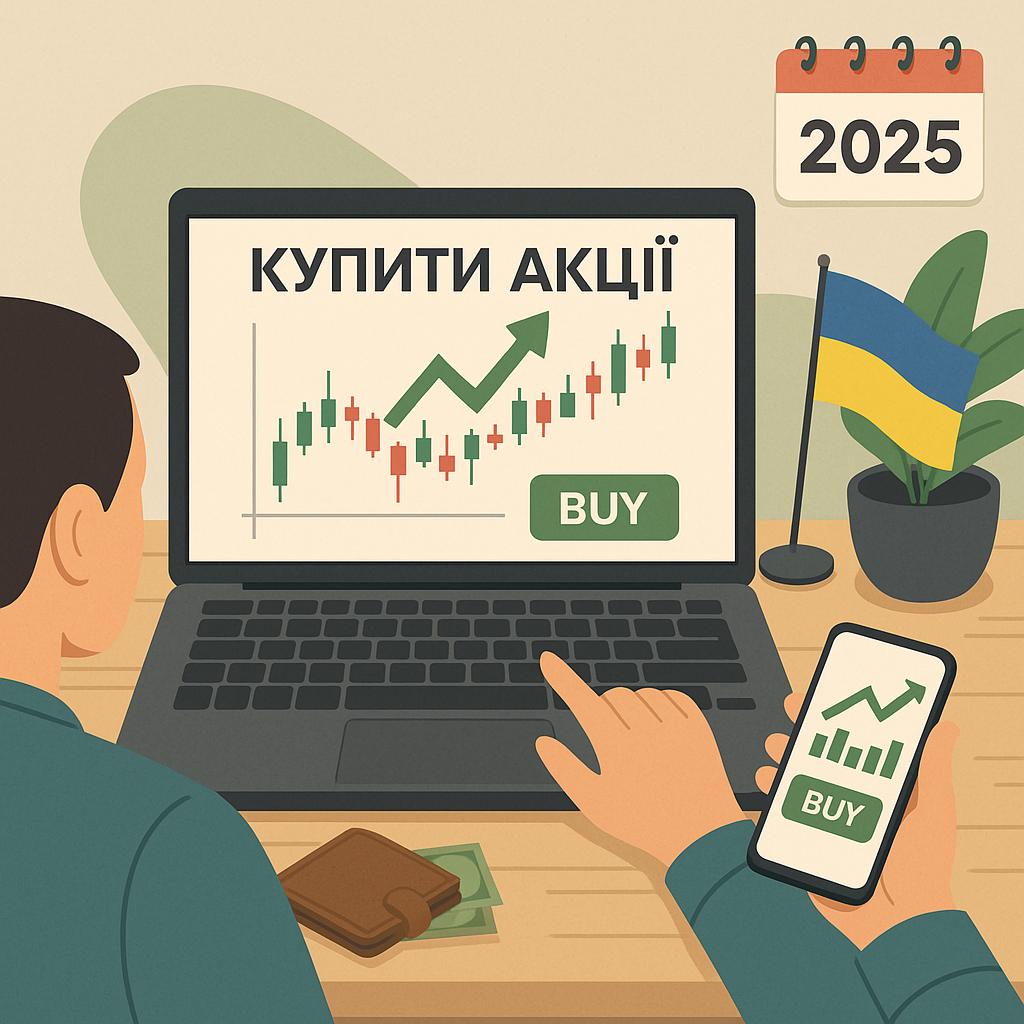 Як українцю купувати акції у 2025 році — покрокова інструкція